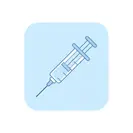 Missed vaccinations Vaccination syringe icon
